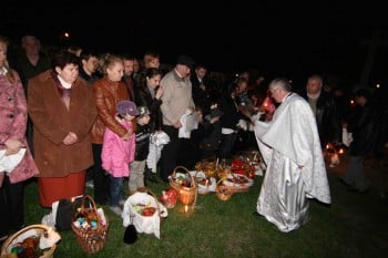 Sfintirea cosurilor la Biserica "Sfantul Gheorghe" de pe Baritiu