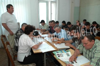 Emotii la examenul de tractoristi