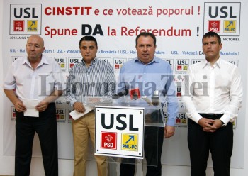 Liderii USL se aşteaptă la o prezenţă masivă la votul pentru demiterea preşedintelui Băsescu