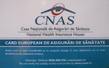 Casa Naţională de Asigurări de Sănătate a reînceput tipărirea şi distribuirea cardurilor europene de sănătate