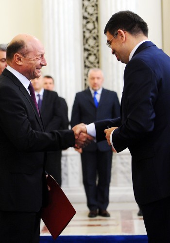 Basescu a discutat relaxat cu liderii USL