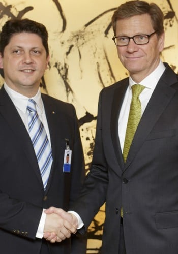 Titus Corlatean si Guido Westerwelle