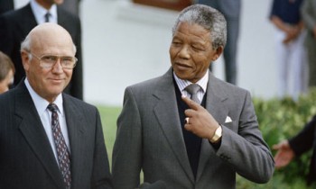 Nelson Mandela şi Frederik de Klerk