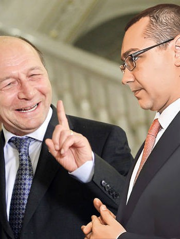 Băsescu şi Ponta au schimbat câteva cuvinte