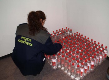 357 de litri de alcool în valoare de peste 8.400 lei confiscate