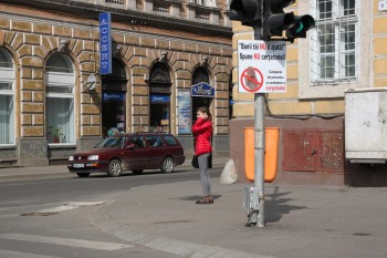 In intersectii au fost puse panouri