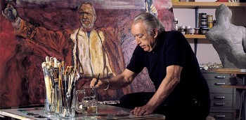 Anthony Quinn în atelier