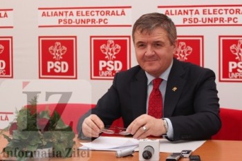 presedintele PSD judetean si vicepresedinte al CJ, Mircea Gvor la conferinta de presă