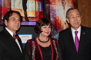 Alexandru Darida, Simona Miculescu, Ban Ki-moon