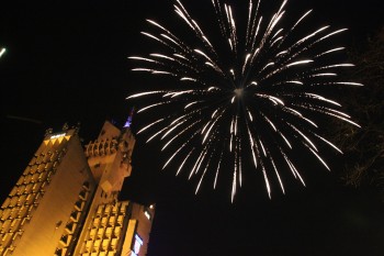 Spectacol de artificii Piața 25 Octombrie 