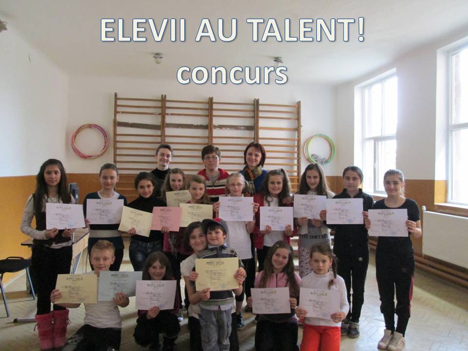 Un loc aparte a ocupat la ediţia din acest an concursul "Elevii au talent!"
