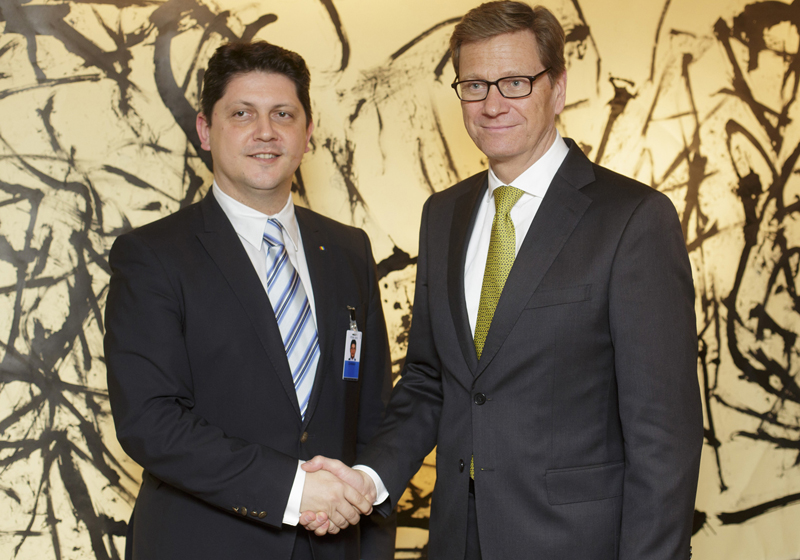 Titus Corlatean si Guido Westerwelle