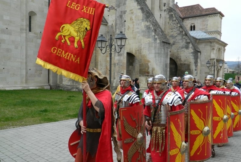 Legionarii în paradă