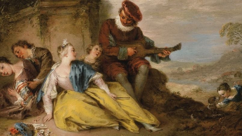 Jean-Baptiste Pater, "Le musicien"