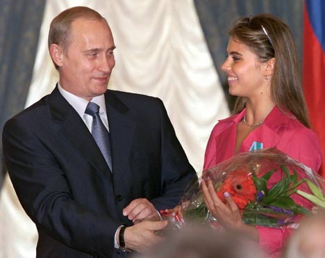 Vladimir Putin și Alina Kabaieva