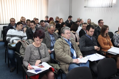 participanti la conferinta organizata la CCIA Satu Mare marti, 4 martie