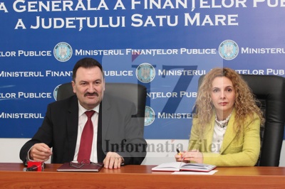 Mircea Ardelean si Dana Godja, la conferinta de presa