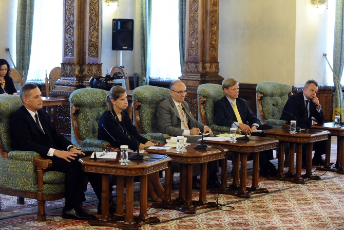 Oamenii de afaceri au discutat cu preşedintele Băsescu la Cotroceni