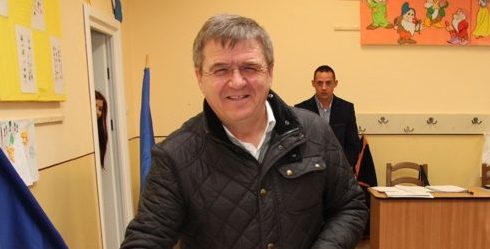 Mircea Govor la sectia de vot