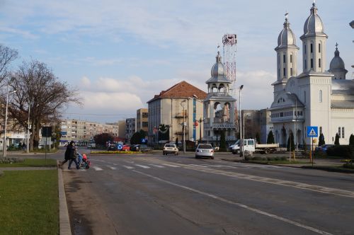 Centrul municipiului Carei