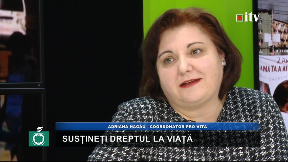 Adriana Hagau, voluntar Pro Vita