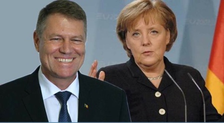 Klaus Iohannis și Angela Merkel