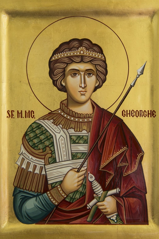 In 23 aprilie este prăznuit Sfântul Mare Mucenic Gheorghe, purtătorul de biruinţă
