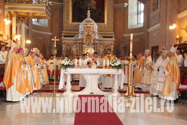Liturghia comuna a fost oficiata la Catedrala Romano-Catolica