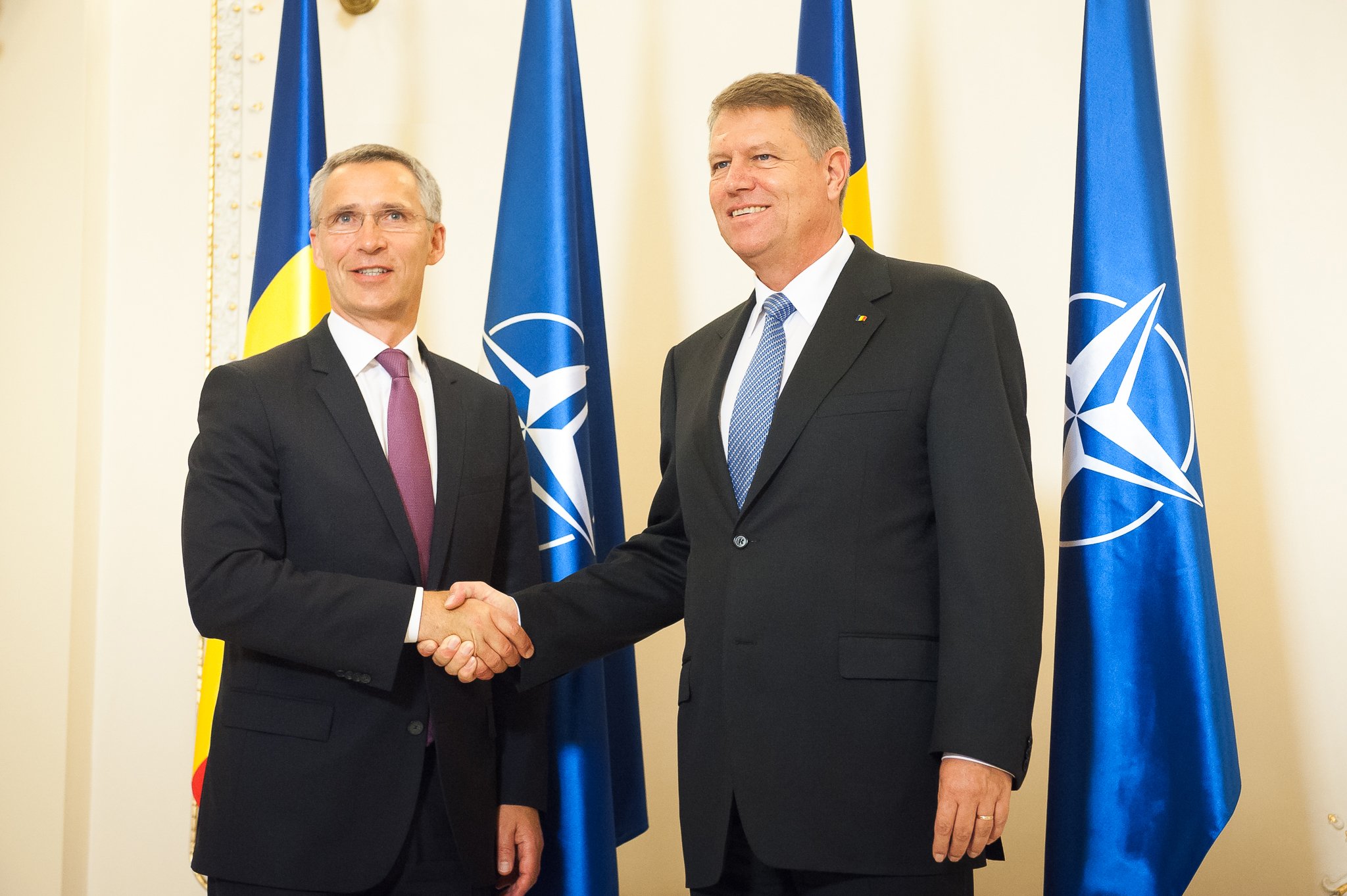 Jens Stoltenberg și Klaus Iohannis