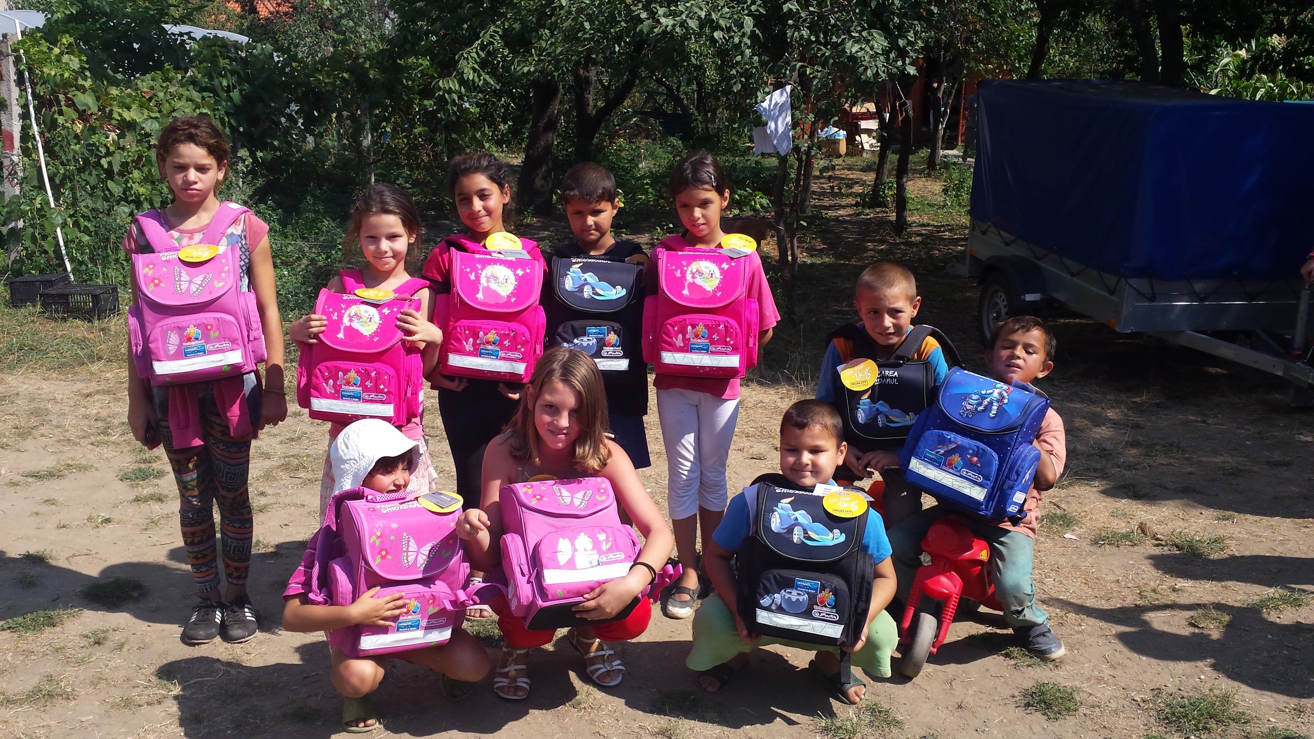 Fondatoarea Organizației Unite în Good a venit la Satu Mare dorind să le înmâneze personal copiilor ghiozdanele achiziționate în cadrul campaniei "Provocarea Ghiozdanul"
