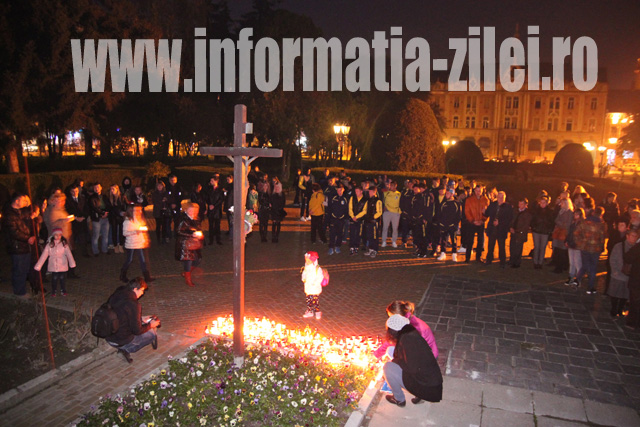 Satmarenii s-au rugat in parcul Vasile Lucaciu