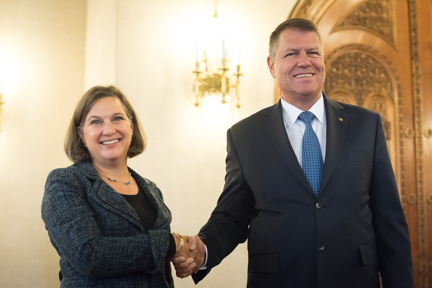 Victoria Nuland și Klaus Iohannis