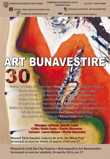 Afişul expoziţiei Art Bunavestire 30