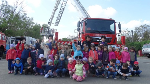 unul din grupurile de elevi care au vizitat ISU Somes Satu Mare