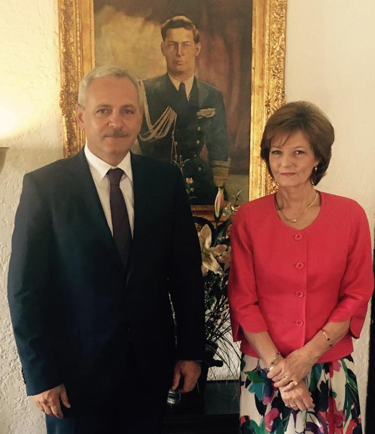 Liviu Dragnea și Principesa Margareta