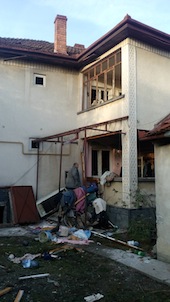 Casa unde s-a podus explozia