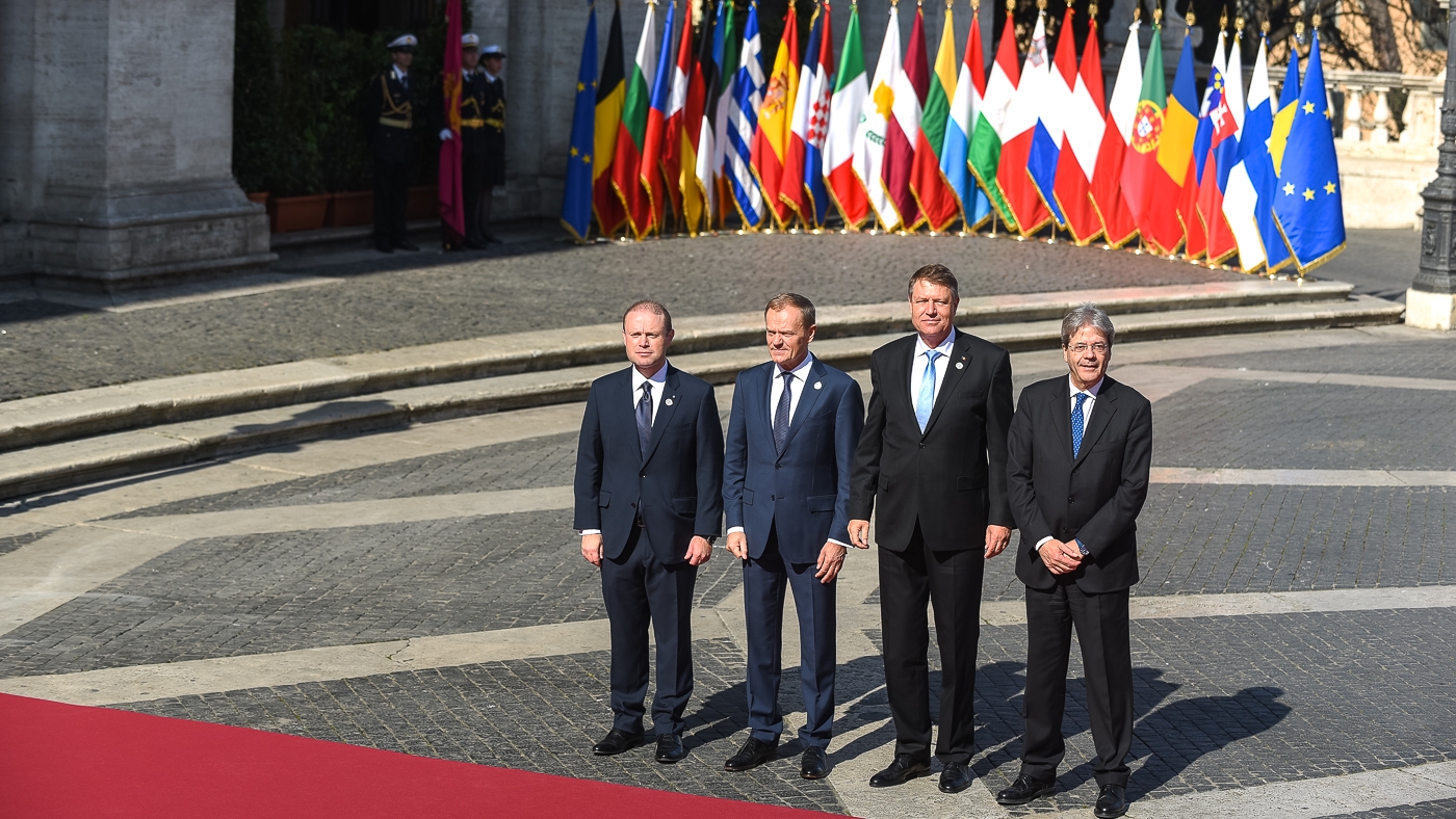 Klaus Iohannis alături de lideri ai UE