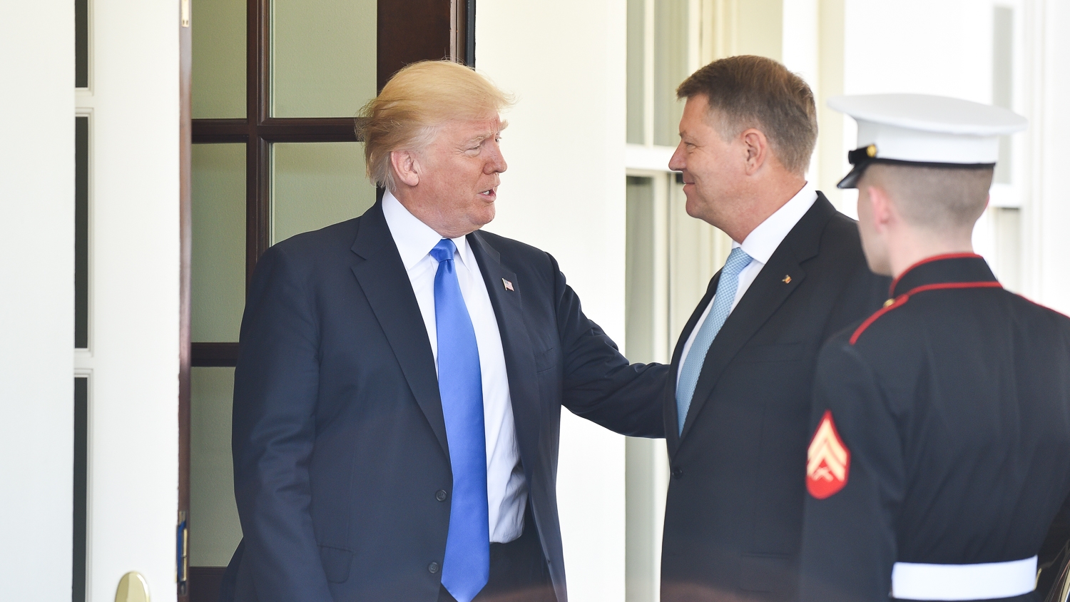 Donald Trump și Klaus Iohannis