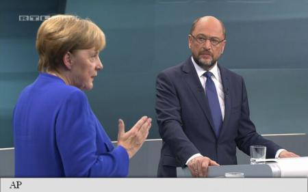 Angela Merkel și Martin Schulz