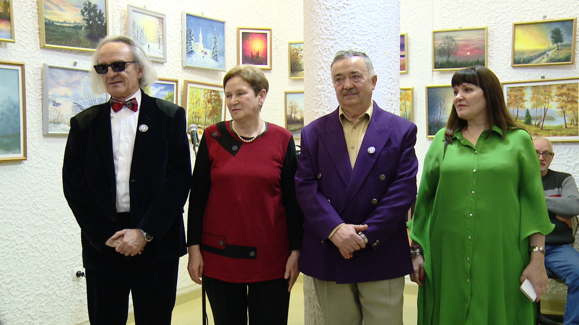 Președintele AAP și artiștii expozanți