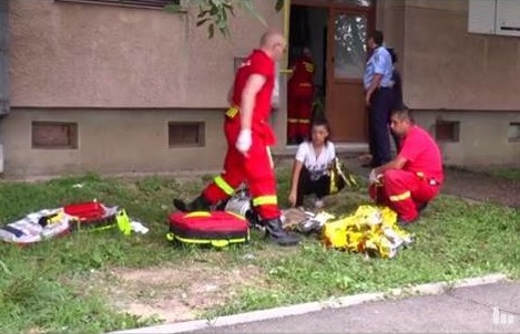 Un barbat a cazut de la etaj pe Bulevardul Lucian Blaga