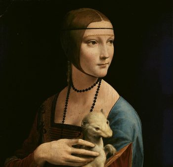 Doamna cu hermină (Portretul Ceciliei Gallerani), circa 1490. 