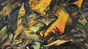 Peisaj apocaliptic de Ludwig Meiner , 1912, prin Sotheby’s