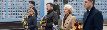 Liderii occidentali vizitează Ucraina pentru a-și manifesta solidaritatea și în al treilea an de război
