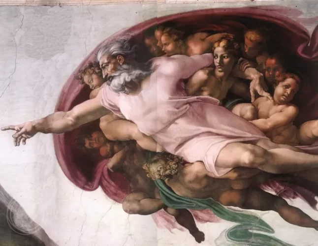 Creația lui Adam de Michelangelo