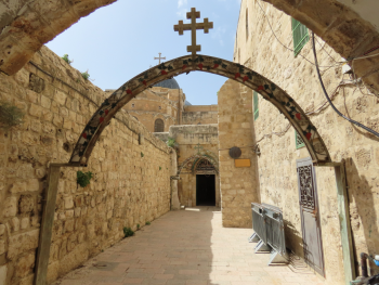 Drumul Crucii sau Via Dolorosa, o rută aflată în Orașul Vechi din Ierusalim