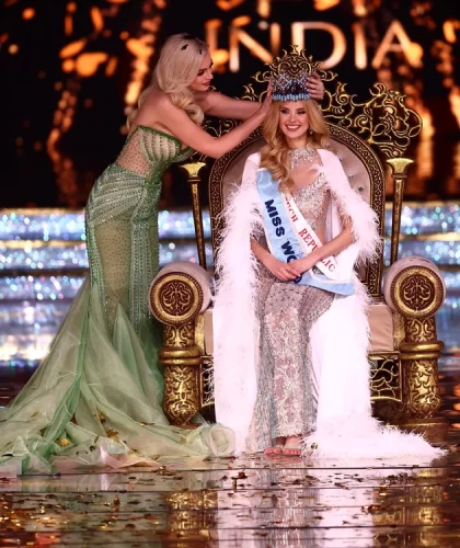 Krystyna Pyszková din Republica Cehă a fost încoronată Miss World 2024