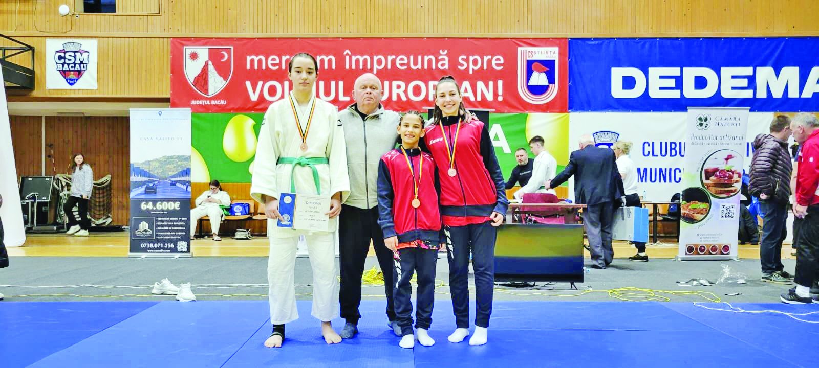 Judoka de la CSM  Olimpia pe podium  la CN U14 și U16