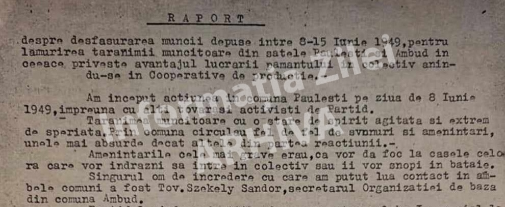 Documente rare dezvăluie impactul colectivizării în Satu Mare în perioada post-1945