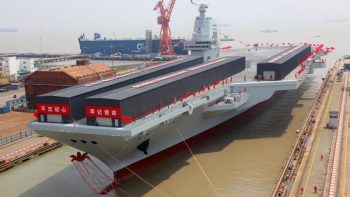 Fujian, al treilea şi cel mai modern portavion, începe  testele pe mare